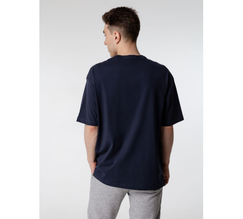 Футболка оверсайз мужская Boxy Men, темно-синяя