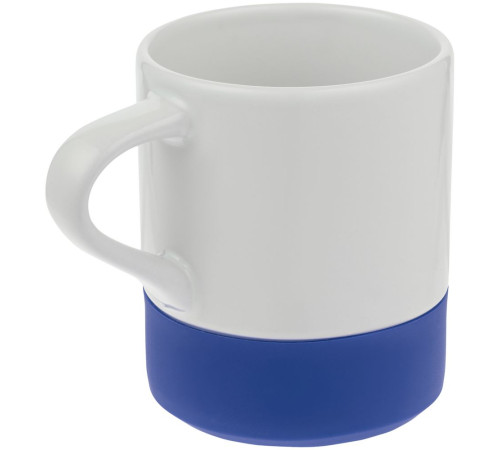 Кружка с силиконовой подставкой Protege , синяя