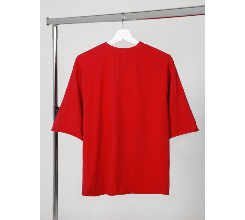 Футболка оверсайз Vozduh 2.0, красная