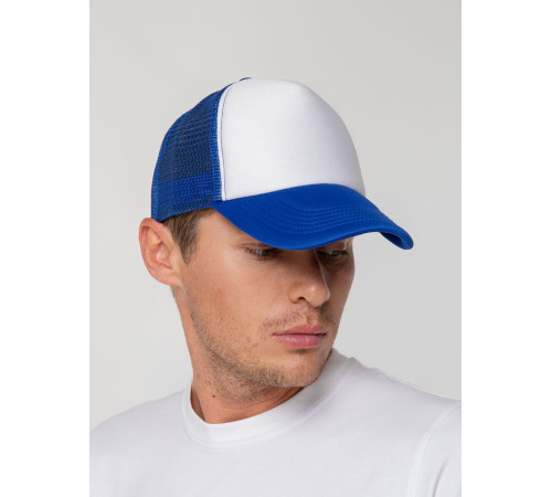 Бейсболка Sunbreaker, ярко-синяя с белым
