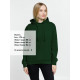 Худи Kirenga 2.0, темно-зеленое