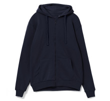 Толстовка на молнии с капюшоном Siverga 2.0, темно-синяя