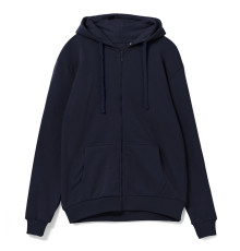 Толстовка на молнии с капюшоном Siverga 2.0, темно-синяя