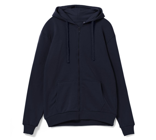 Толстовка на молнии с капюшоном Siverga 2.0, темно-синяя