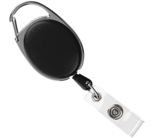 Ретрактор Access New с карабином, черный