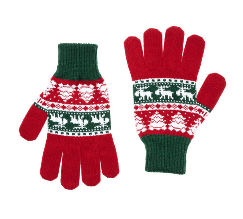 Перчатки Mirakler, красные с зеленым