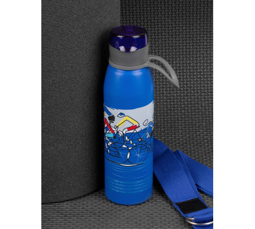 Бутылка для воды Billy Gym, матовая синяя