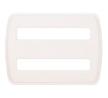 Пряжка — регулятор ремня Fermo, белая