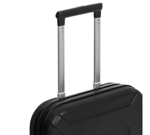 Чемодан Platta, черный с синим