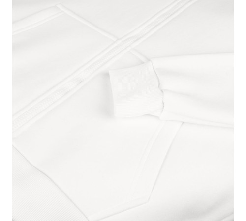 Толстовка унисекс оверсайз Zippy, белая