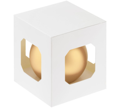 Оформительский шар Finery, 8 см, матовый золотистый