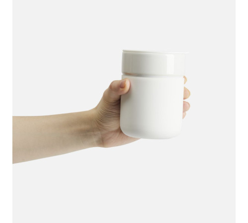 Кружка Nabo с силиконовым держателем, белая