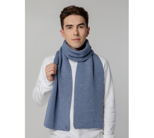 Шарф Tommi, голубой меланж