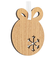 Деревянная подвеска Christmate, шар