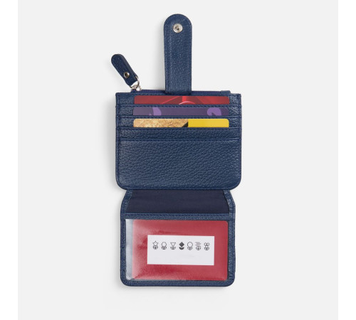 Картхолдер на молнии Unison, синий