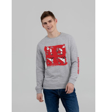 Толстовка «Яжопытный», серый меланж