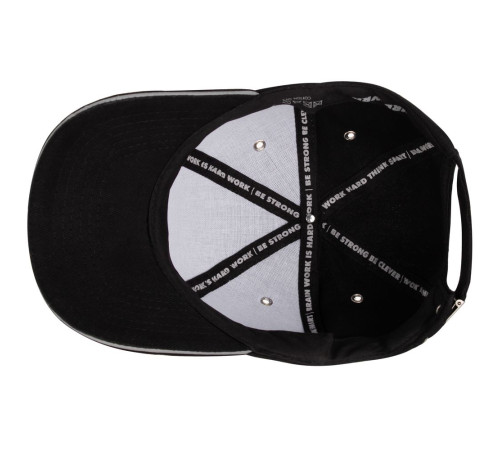 Бейсболка Hard Work Black со светоотражающим элементом