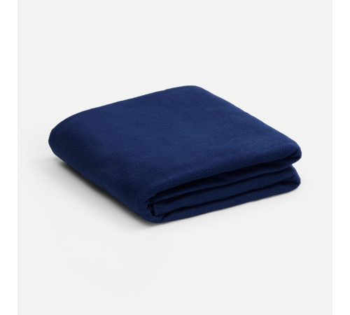 Флисовый плед Warm&Peace, синий