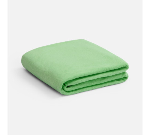 Флисовый плед Warm&Peace, светло-зеленый