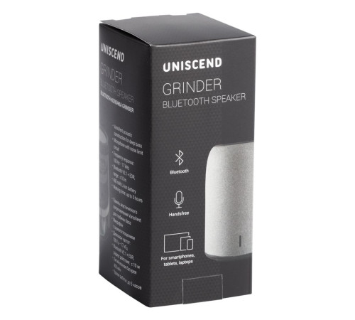 Беспроводная колонка Uniscend Grinder, синяя
