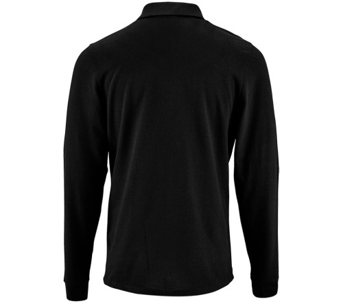 Рубашка поло мужская с длинным рукавом Perfect LSL Men, черная