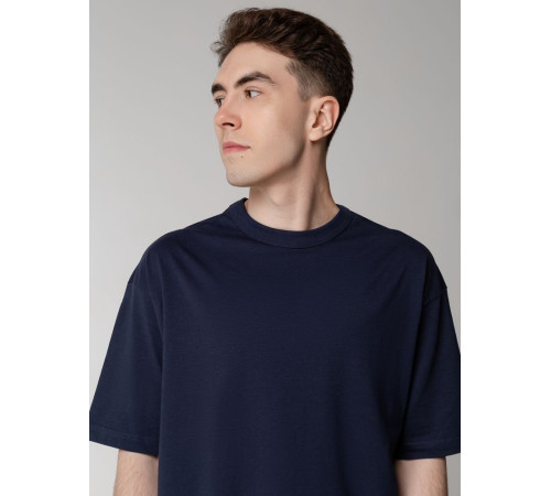 Футболка оверсайз мужская Boxy Men, темно-синяя