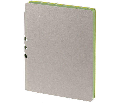 Ежедневник Flexpen, недатированный, серебристо-зеленый