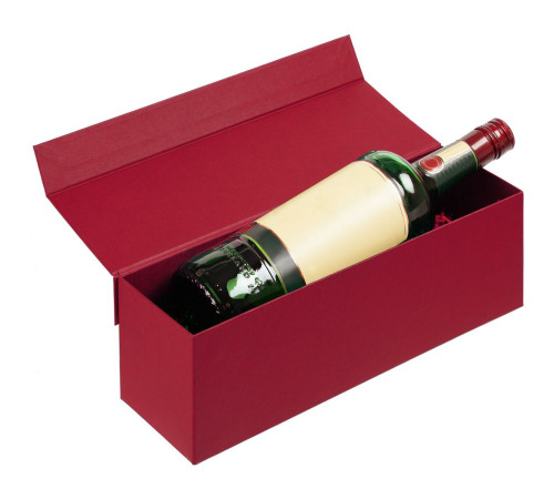 Коробка под бутылку Color Jacket, красная