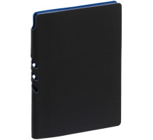 Ежедневник Flexpen Black, недатированный, черный с синим