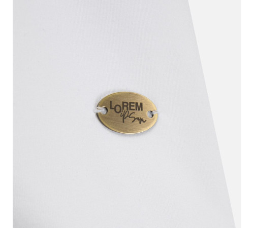 Шильдик металлический Alfa Oval, бронзовый