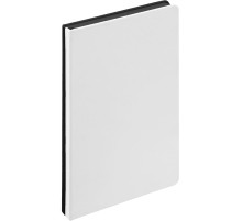 Ежедневник Duplex, недатированный, белый с черным