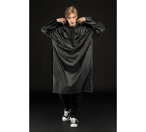 Дождевик-анорак R1, черный