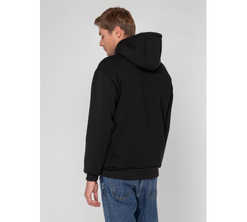 Худи унисекс оверсайз Full Swing, черное