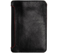 Автобумажник Arrival, черный с красным