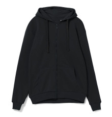 Толстовка на молнии с капюшоном Siverga Heavy 2.0, черная