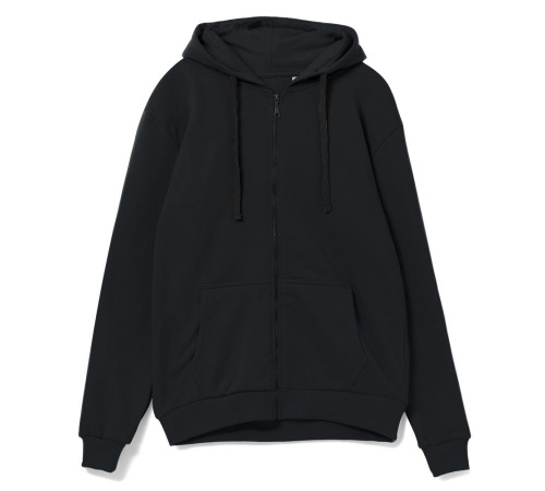 Толстовка на молнии с капюшоном Siverga Heavy 2.0, черная