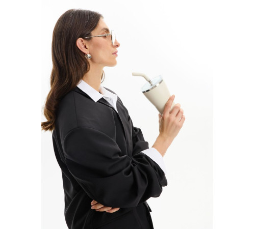 Термостакан Sapporo без логотипа, белый