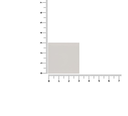 Лейбл из ПВХ Kare, прозрачный