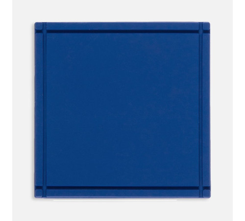 Лейбл из ПВХ Dzeta, L, синий