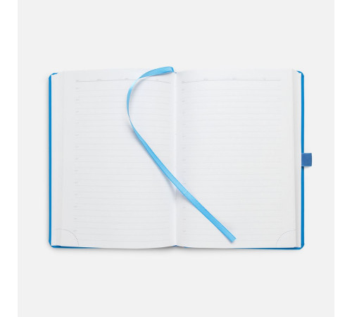 Ежедневник Favor Metal, недатированный, голубой