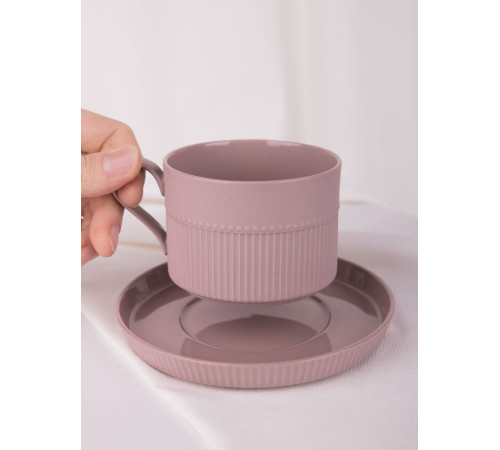 Чайная пара Pastello Moderno, розовая