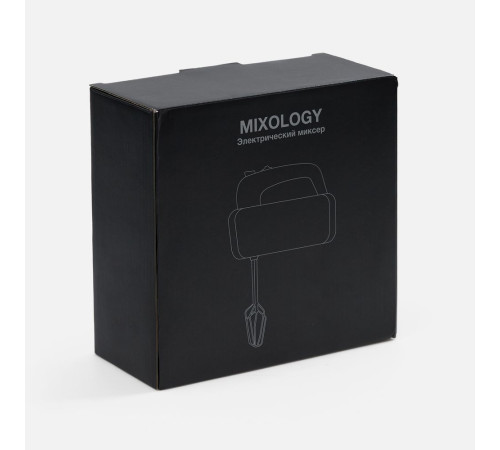 Миксер Mixology, серебристый с черным