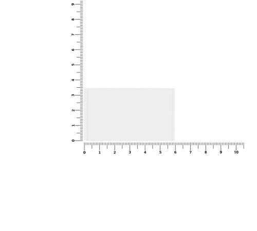 Лейбл из ПВХ Dzeta, M, белый