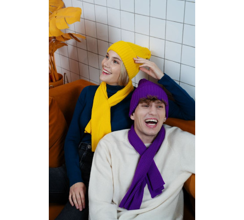 Шапка Yong, желтая