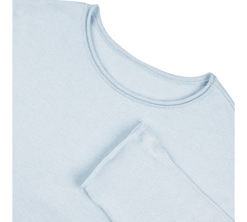 Лонгслив унисекс Siluetti Fuori, светло-голубой