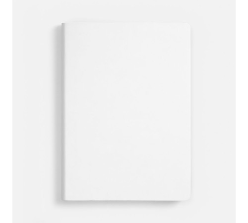 Ежедневник Nebraska Flex, недатированный, белый с серебристым