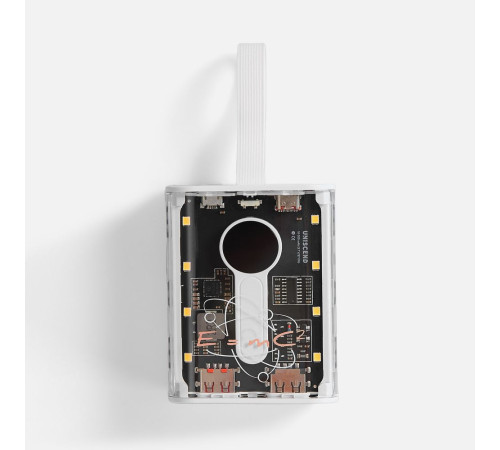 Аккумулятор с быстрой зарядкой Trellis Quick 10000 мАч, белый