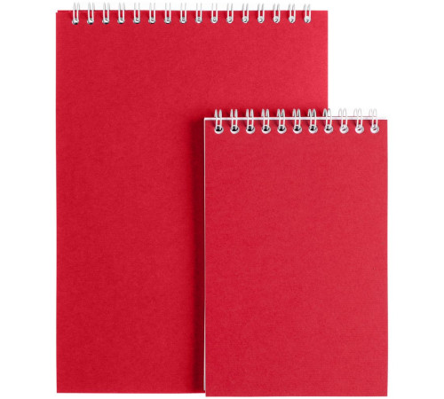 Блокнот Dali в клетку, красный