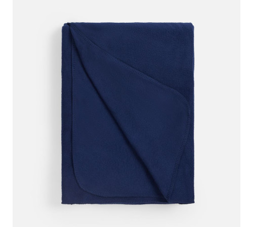 Флисовый плед Warm&Peace, синий