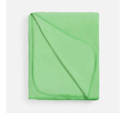 Флисовый плед Warm&Peace, светло-зеленый